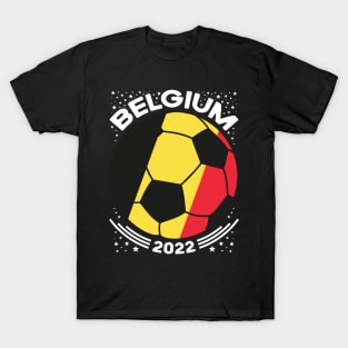 Belgium Flag Soccer Football Team T-Shirt